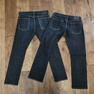 2 pairs of selvage jeans